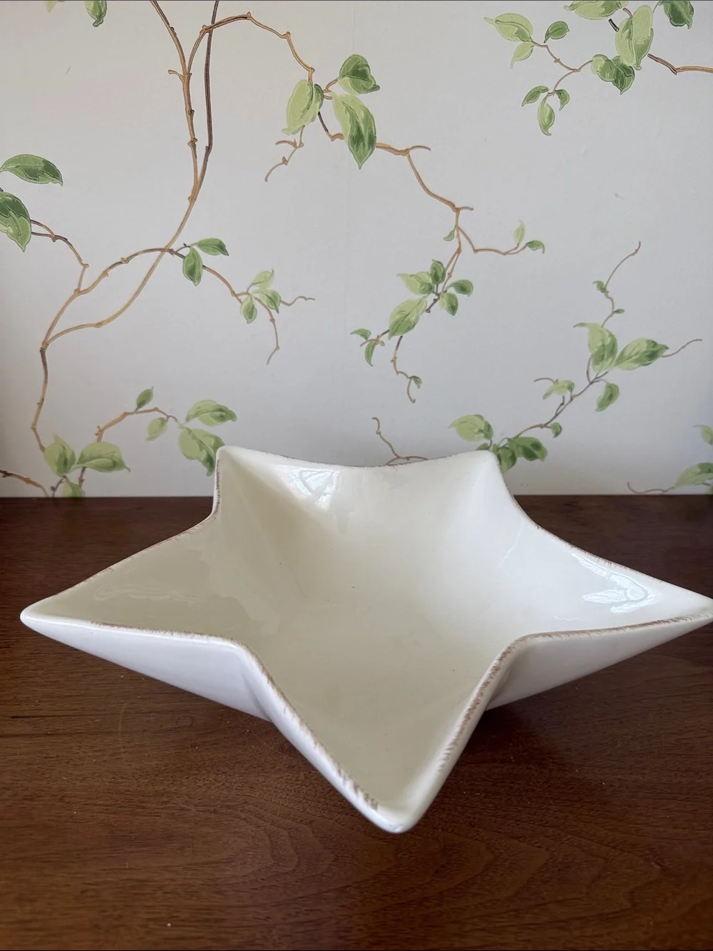 Pottery Barn Ceramic Star Serving Bowl - 9”